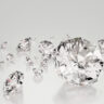 vecteezy many size diamonds on white background with reflection on 6659671